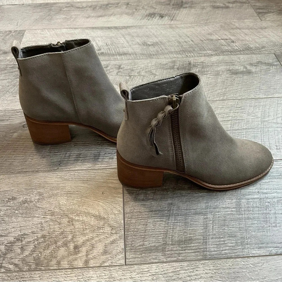BP. Leather Suede Block Heel Ankle Boot Size 8‎ - Picture 1 of 9